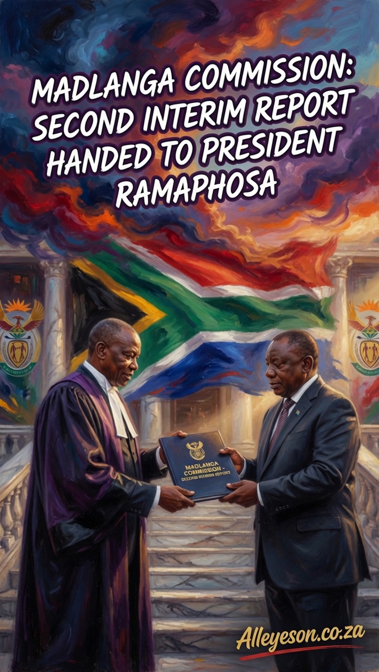 Hands Over Second Interim Report to President Ramaphosa Hands Over Second Interim Report to President Ramaphosa