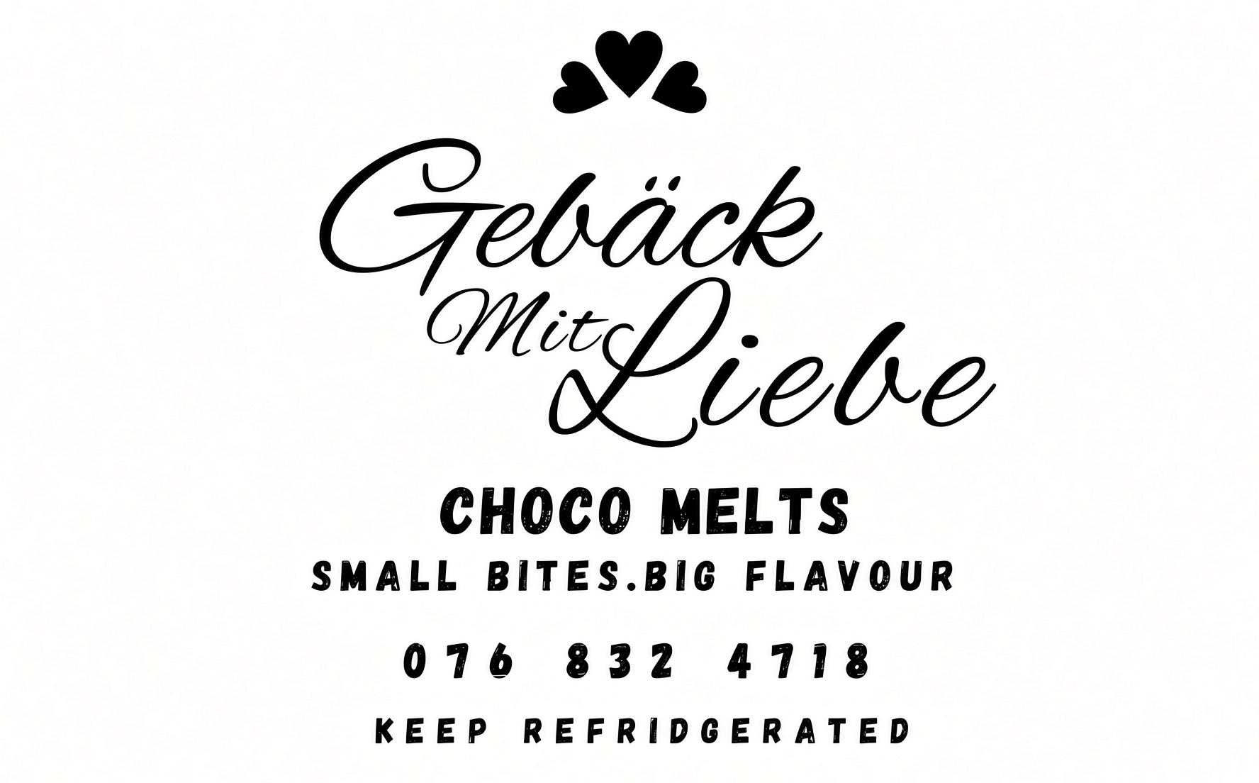 Gebäck mit Liebe - Choco Melts