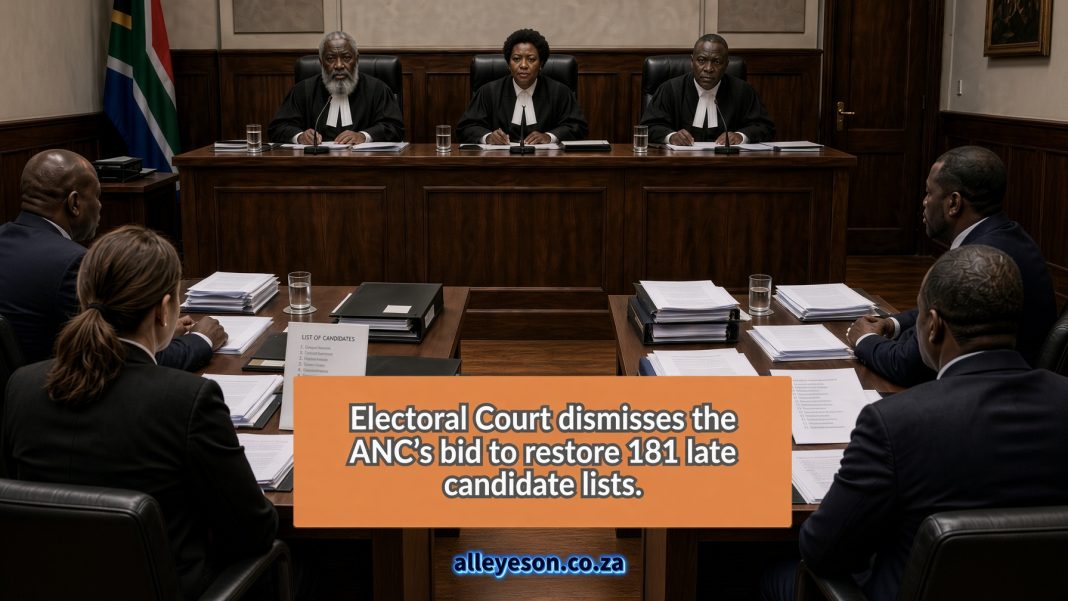 ANC Candidate Debacle: DA Intervenes as IEC Rejects Late Lists for November Elections. ANC Candidate Debacle: DA Intervenes as IEC Rejects Late Lists for November Elections.