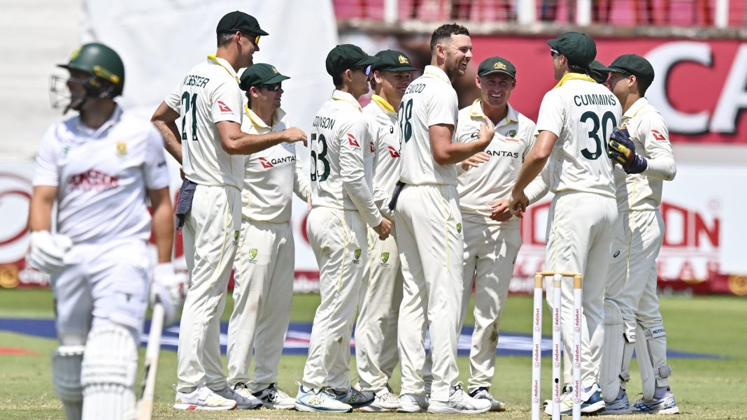Australia cruise to 214-run win over Proteas in first Test at Kingsmead Australia cruise to 214-run win over Proteas in first Test at Kingsmead